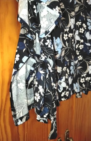 Blusa floral de algodón para mujer