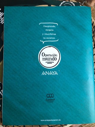 Lengua y Literatura, 2 ESO, Operación mundo