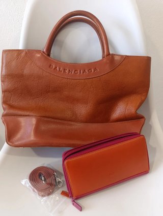 Borsa Balenciaga in pelle marrone