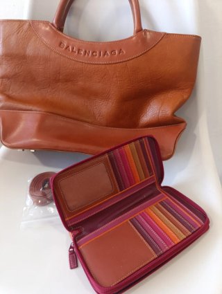 Borsa Balenciaga in pelle marrone