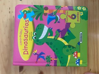 Libro puzzle de dinosaurios