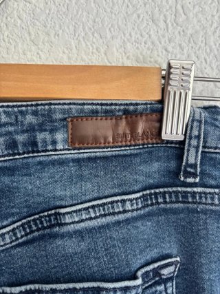 Pantalón campana vaquero Suite Blanco Talla M