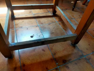 Mesa camilla redonda 80 cm madera y cristal