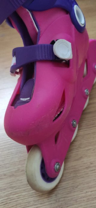 Patines en línea Oxelo rosas y morados