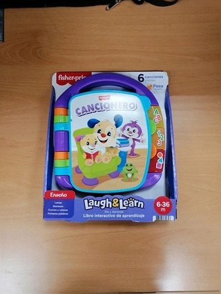Libro Cancionero Interactivo Fisher-Price Ríe y Aprende para Bebé