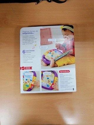 Libro Cancionero Interactivo Fisher-Price Ríe y Aprende para Bebé