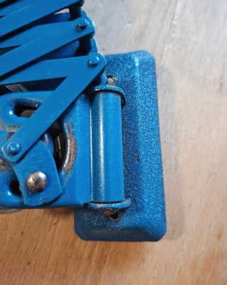 Lámpara Bometal Vintage Azul