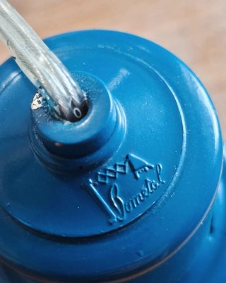 Lámpara Bometal Vintage Azul