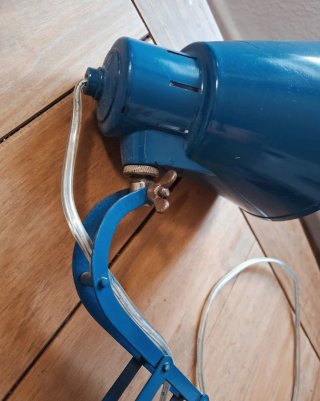Lámpara Bometal Vintage Azul
