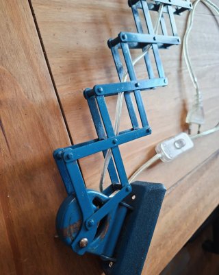 Lámpara Bometal Vintage Azul