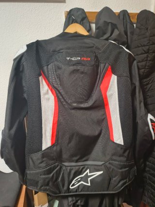 Chaqueta Moto Talla L con Espaldera ALPINESTARS