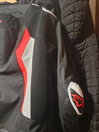 Chaqueta Moto Talla L con Espaldera ALPINESTARS