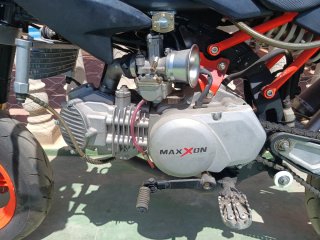 Pit Bike IMR Supermotard Negra y Naranja