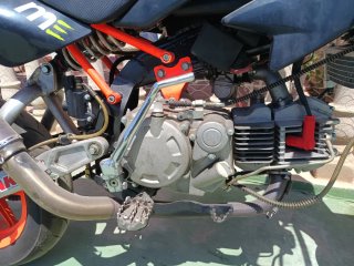 Pit Bike IMR Supermotard Negra y Naranja