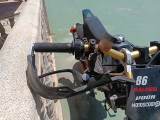 Pit Bike IMR Supermotard Negra y Naranja