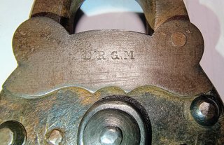 Candado DRGM E. Tolley Victor Lever con llave