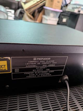Lettore CD Pioneer PD-4550 8FS DLC