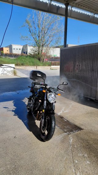 Yamaha FZ6 Naked Negra