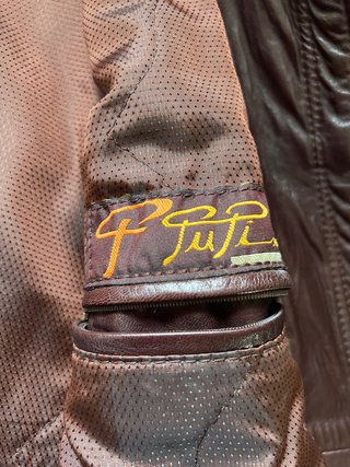 Chaqueta de Piel Hombre Marrón