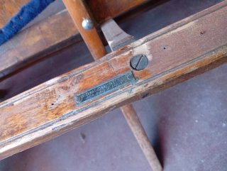 Sillas antiguas tapizadas azul