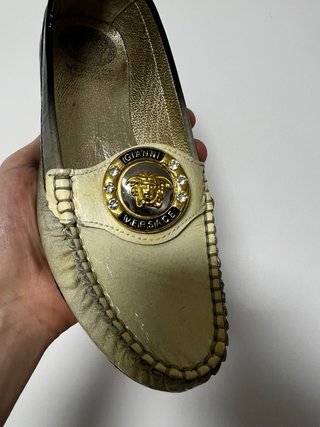 Mules Versace Nero Bianco Tg 38