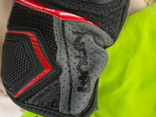 Guantes Moto Talla XL Negro/Gris/Rojo