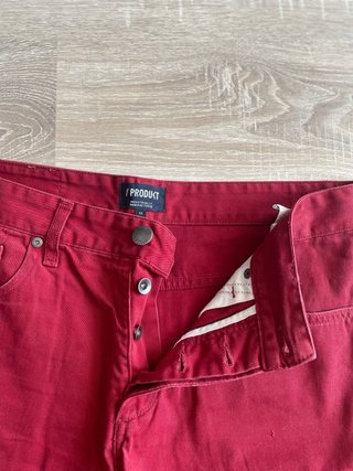 Pantalones cortos burdeos