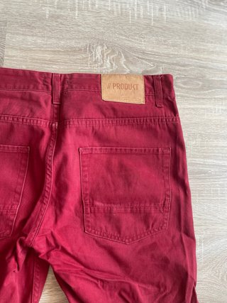 Pantalones cortos burdeos