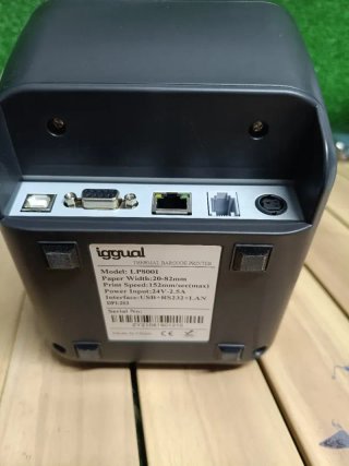 Impresora Etiquetas Iggual LP8001 USB+RS232+RJ45