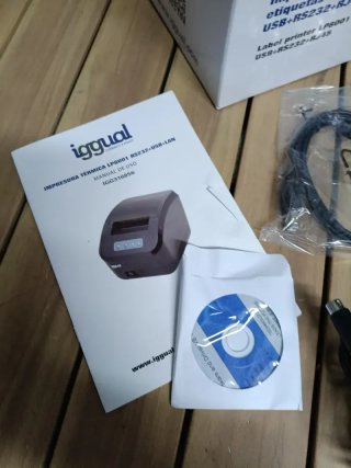 Impresora Etiquetas Iggual LP8001 USB+RS232+RJ45
