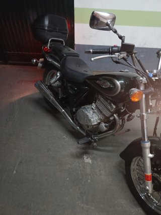 Suzuki 250 Cruiser Negra/Verde