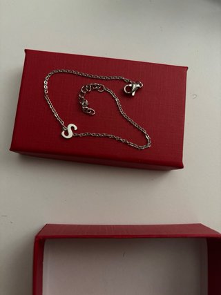 Pulsera Acero con Inicial S