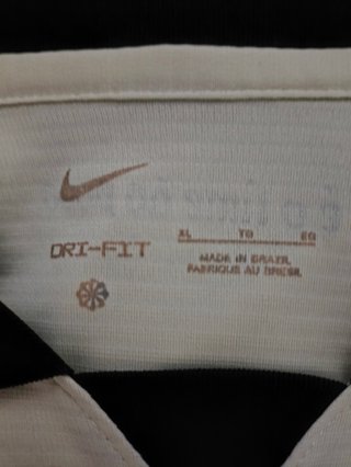Camiseta Corinthians Nike Crema Negra