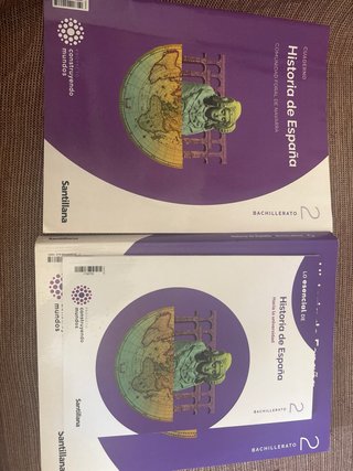 Libro Historia de España 2 Bachillerato Santillana