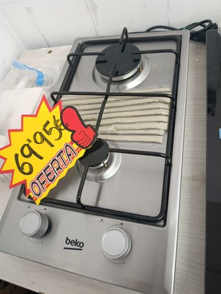 OFERTA! Placa de gas Beko Inox