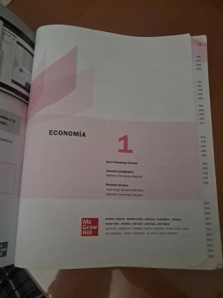 Economía 1.o Bachillerato