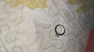 Anillo solitario mujer
