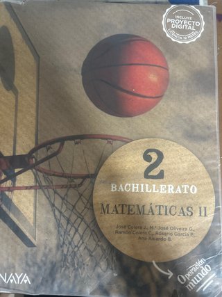 Matemáticas II. 2o de Bachillerato