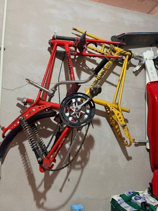 Cuadro Bicicleta Panther Rojo y Amarillo