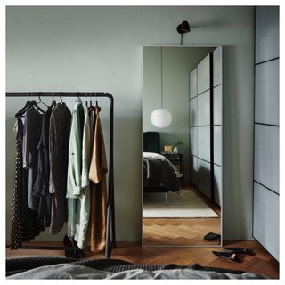 Espejo IKEA HOVET, aluminio 78×196 cm