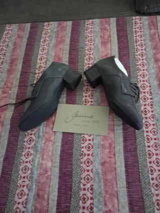 Zapatos Gaimo Blucher serpiente gris