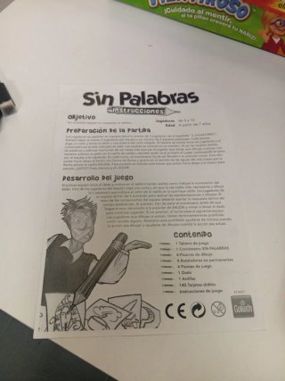 Sin Palabras Juego de Mesa Familiar