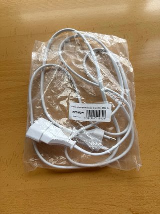 Cable alargador alimentación 2m
