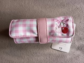Joyero de Viaje Rosa y Blanco