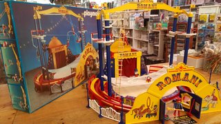 PLAYMOBIL 3720 ANTIGUO SET CIRCO ROMANI CON CAJA