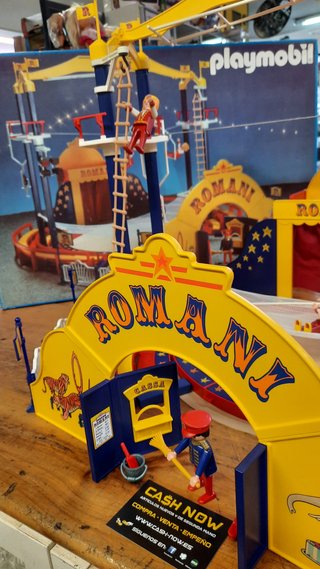 PLAYMOBIL 3720 ANTIGUO SET CIRCO ROMANI CON CAJA