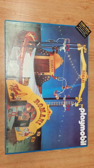 PLAYMOBIL 3720 ANTIGUO SET CIRCO ROMANI CON CAJA