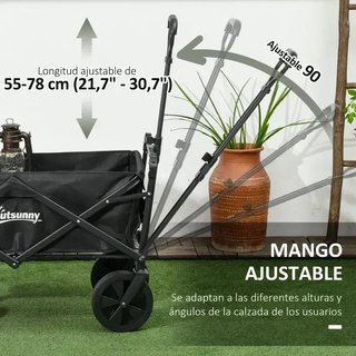 Carro Plegable Negro