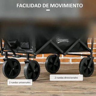 Carro Plegable Negro