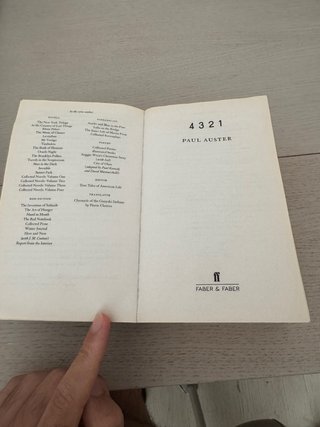 Paul Auster 4 3 2 1